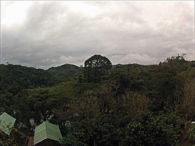 Time lapse in Guatemala Utopia Eco Hotel terrace