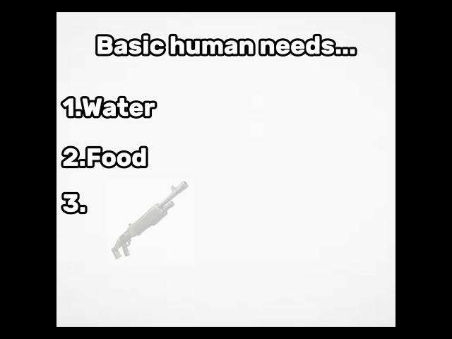 Basic human need #fortnite #shorts #meme #gaming