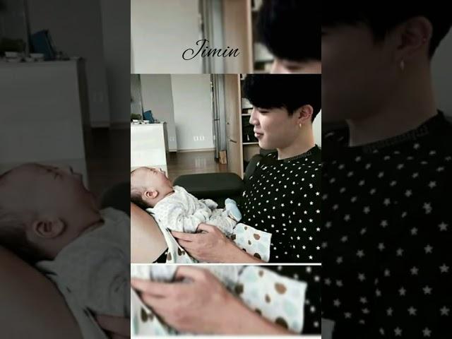 Bts members with babies  #bangtantv