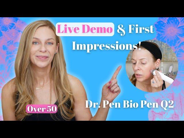 Hands On With Latest In Microneedling Tech | Demo, First Impressions, & Tips! | Dr. Pen BioPen Q2