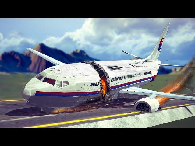 Emergency Landing On The Road | Survival Scenarios Chances | Airplane Crash | Besiege