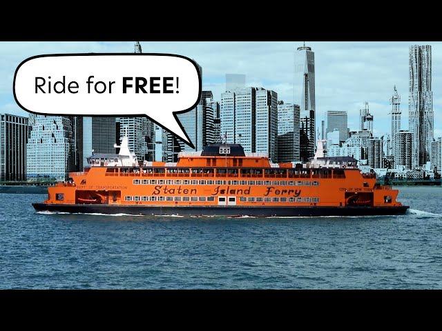 FREE Ferry in New York → How to ride the Staten Island Ferry