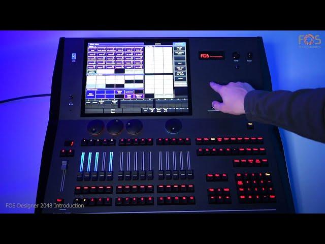 FOS Designer 2048 | DMX lighting desk introduction