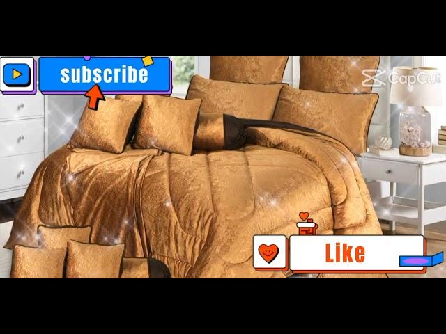 @MM Collection bridal bed sheet set razai set 14 Pc .. order now cash on delivery ..