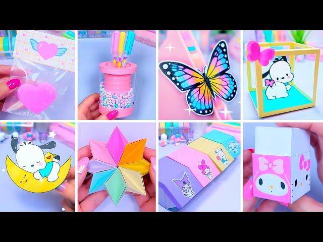 + 30 Easy paper craft ideas / Paper crafts DIY / School crafts / Paper tricks / Miniature crafts