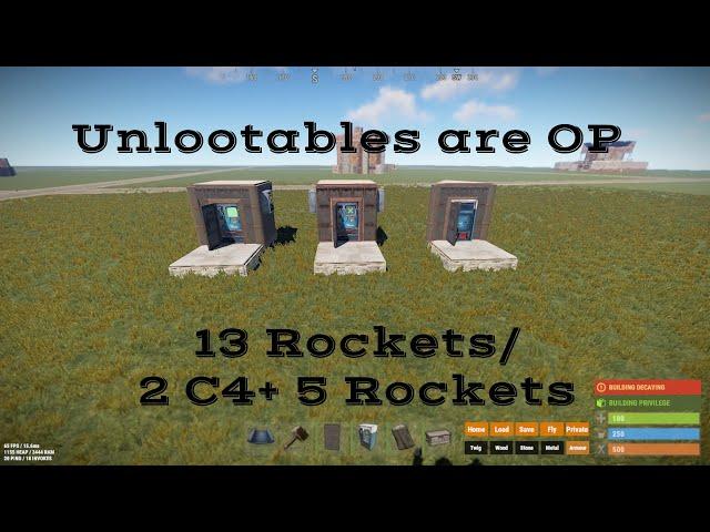 Unlootable Lootroom | Unlootable Tc-Room | Vending machines are OP