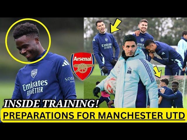 ARSENAL'S RELENTLESS TRAINING AHEAD OF MANCHESTER UNITED SHOWDOWN – TOTAL DOMINATION LOADING!