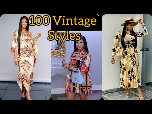 100 Vintage Styles for ladies..African Fashion Inspiration @thedocybrand