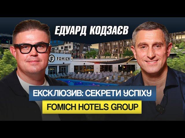 ЕКСКЛЮЗИВ. Едуард Кодзаєв про мережу з 9+ готелів Fomich Group, CHICKEN HUT та майбутнє Буковеля