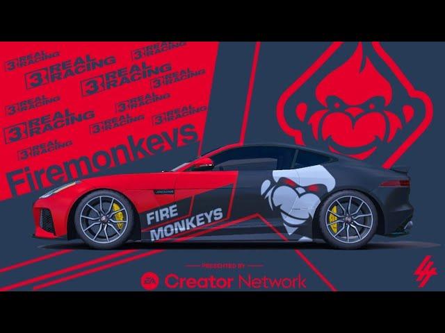 Jaguar F-Type SVR | Firemonkeys Logo | EA Creator Network | Real Racing 3 Cuztomize Vinyl