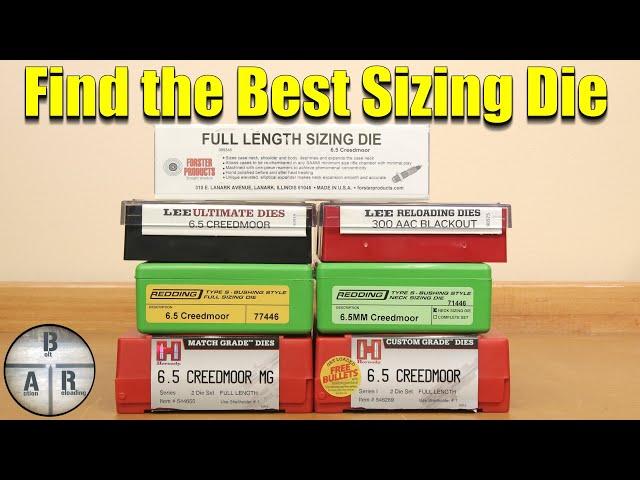 How to choose the correct sizing die - Understanding the differences in sizing dies
