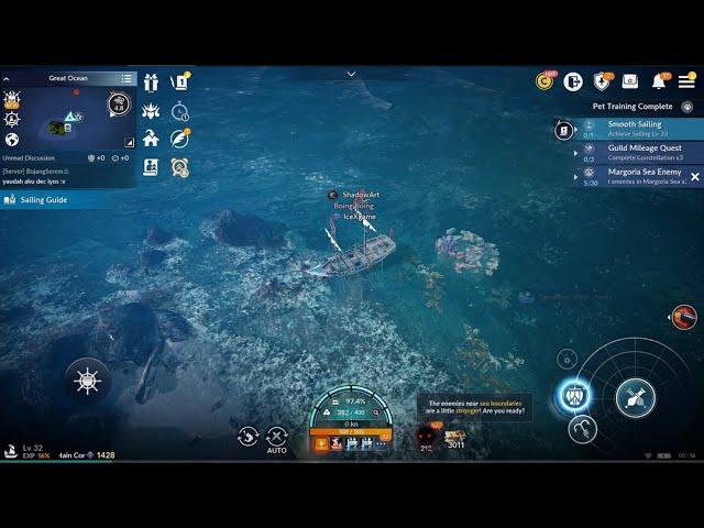 Black Desert Mobile Ocean Mode Zone 4 Process EP 328