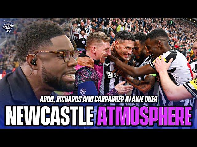 Abdo, Micah and Carra left in AWE at Newcastle's atmosphere! | UCL Today | CBS Sports Golazo