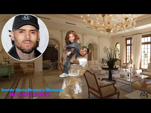 Chris Brown | House Tour 2024 | His 4.3 Million Dollar SMART House and Huge car collection