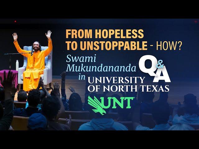 From Hopeless to UNSTOPPABLE - The Secret to NOT Let Failures Control your Mind | Swami Mukundananda