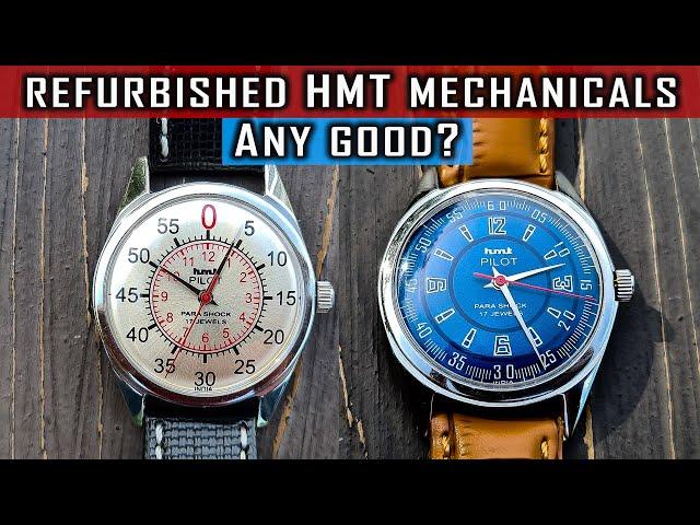 Indian brand HMT refurbished mechanical watches.  Any good? #gedmislaguna #watchreview #mechwatch