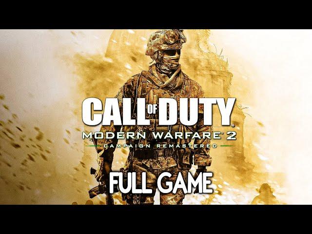 Call of Duty Modern Warfare 2 Remastered - FULL GAME (4K 60FPS) Walkthrough Gameplay No Commentary