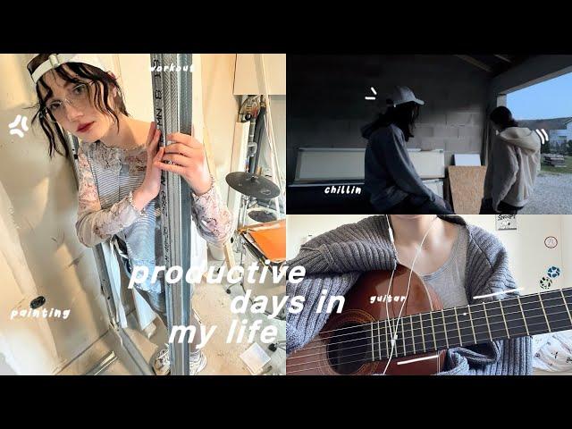 better live your life, we are running OUT of TIME *productive vlog*: guitar, chilling out, selfcare