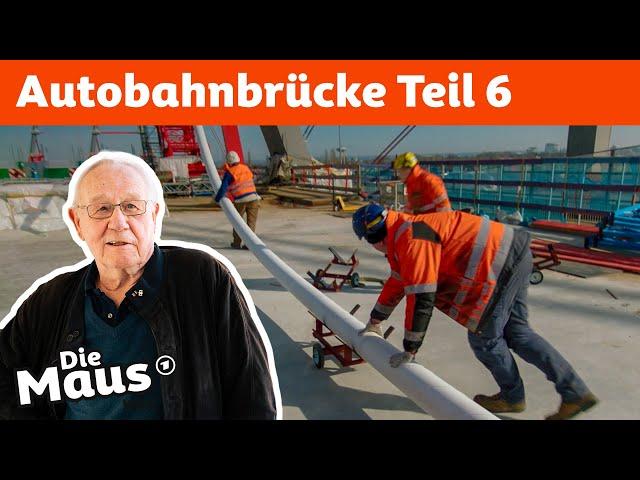 Wie kommen die Seile an die Leverkusener Autobahnbrücke? | DieMaus | WDR