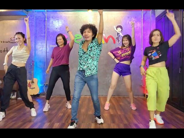 สาวบางโพตู้ดิเรก เต้นง่ายๆเพลินๆเชิญทางนี้ เต้นออกกำลังกายครูแนนสอนเต้น