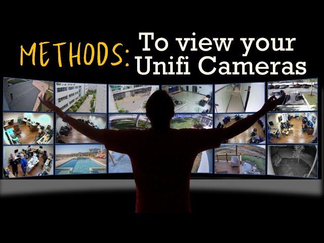 SUPER COOL Viewing Options for Unifi Protect Cameras