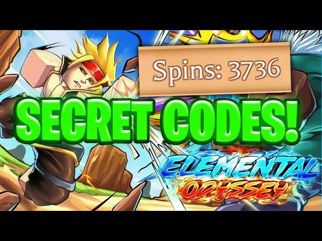 Elemental Odyssey MAX SPINS CODES!