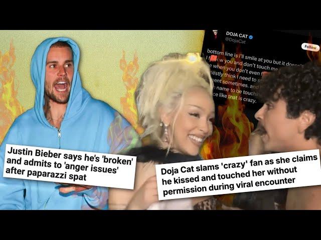 Justin Bieber's CONFUSING Paparazzi Rant and Doja Cat's TOXIC Tweets About INNOCENT Fan Encounter