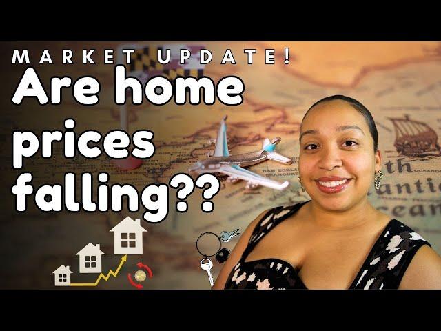 HOME PRICES ARE FALLING!??? | MARYLAND REAL ESTATE MARKET UPDATE! #realestate #realestatemarket