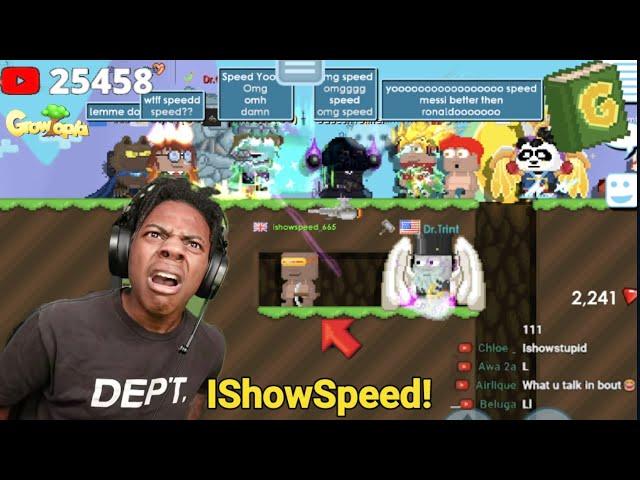 IShowSpeed Playing Growtopia .... (RAGE QUIT)  - Growtopia