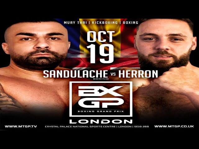 Razvan Sandulache vs Billy Herron //MTGP x BXGP Fight Night 90//19.10.2024//London