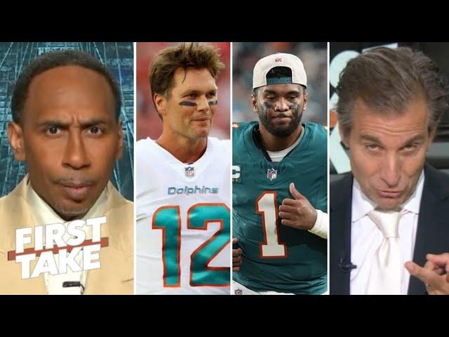 FIRST TAKE | "Miami NEED Tom Brady to save season" - Stephen A. reacts to Dolphins place Tua on IR