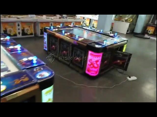 8 and 10 player best design fish table hunter shooting gambling game machine Gameplay testing