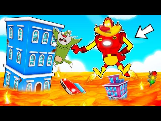 Roblox Oggy Become Super Hero In 'The Floor Is Lava