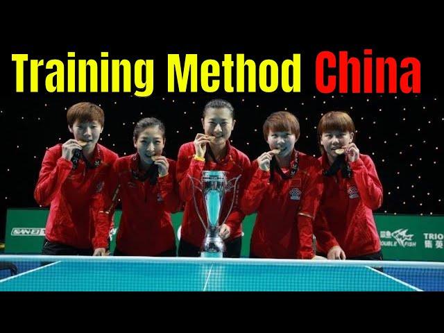 Table Tennis Training Methods in China