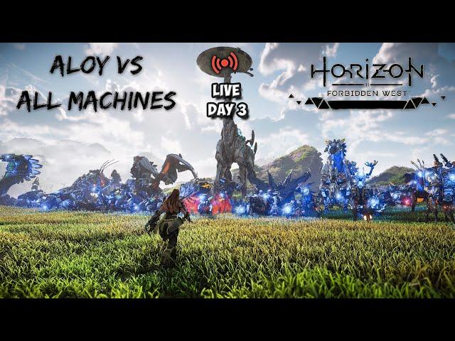 The making of - Aloy vs All Machines HFW day 3 (LIVE)