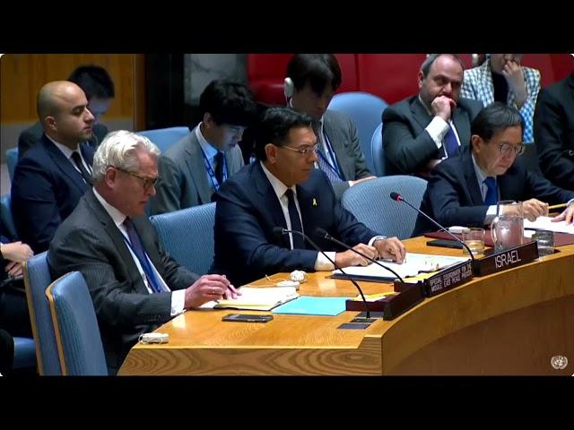 "The Land of Israel has been our homeland for over 3000 years." Danny Danon at UN Security Council