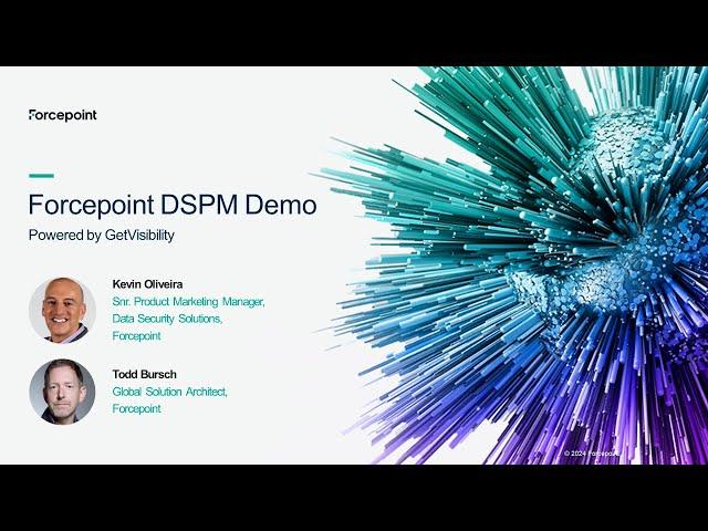 Data security visibility and control with Forcepoint DSPM | Full demo