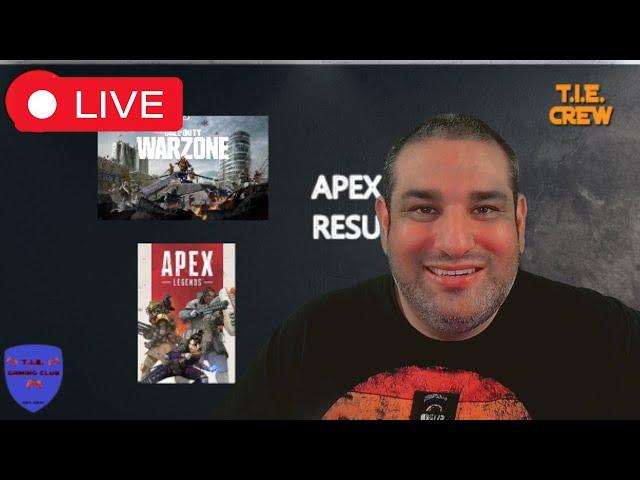  LIVE  | Coach Hoskees  APEX LEGENDS SOLO SHOT | WARZONE WITH THE TIE CREW