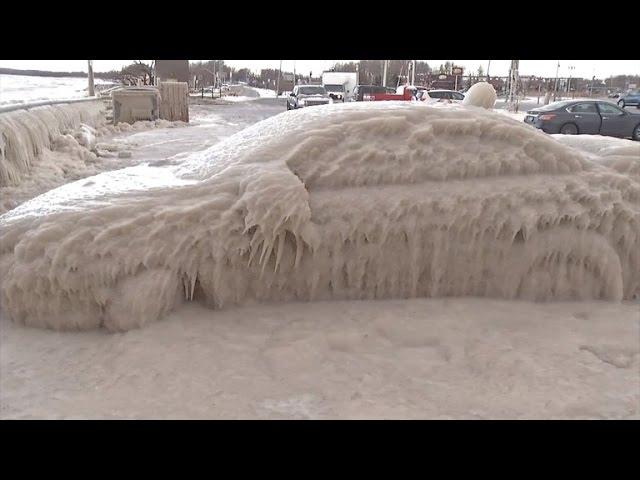 Watch The Infamous 'Ice Car' Be Liberated From Frozen Shell