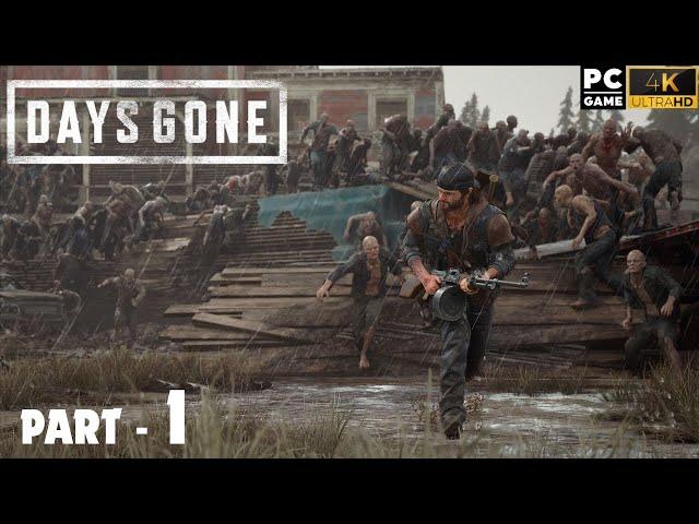 Days Gone Remastered ultra graphics | First Time Playing | Part - 1| Zetca gaming | #daysgone