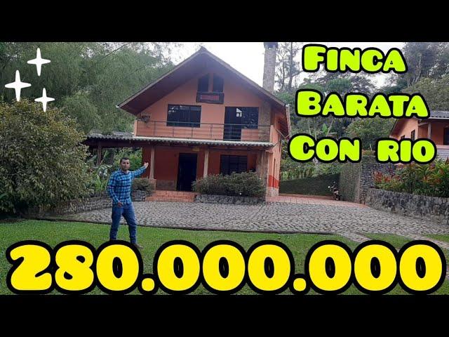 #PEDROPARRA super #Gangazo finca campestre con río propio 4.000 mts precio 280.000.000