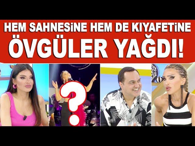 Hülya Avşar sahne kıyafeti ve sahne şovu büyük alkış aldı!