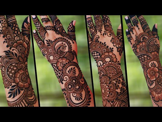 Top _ 4 Easy Special Mehndi For Back Hand/Simple easy bridal mehandi/New Latest Mehndi