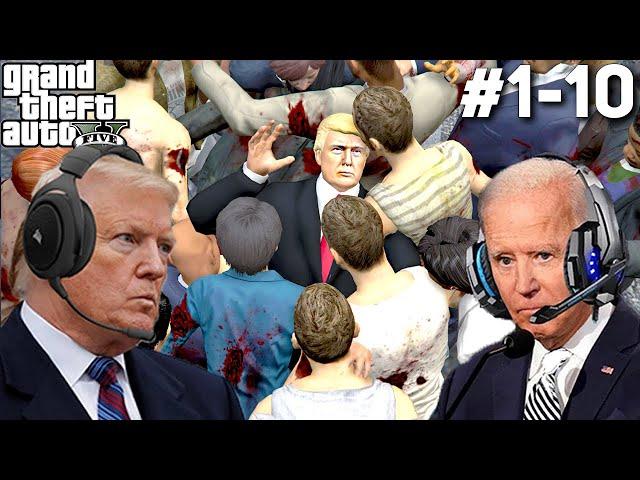 US Presidents Survive A Zombie Apocalypse In GTA 5 Part 1-10