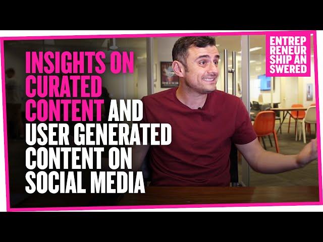 Insights on Curated Content and User Generated Content on Social Media