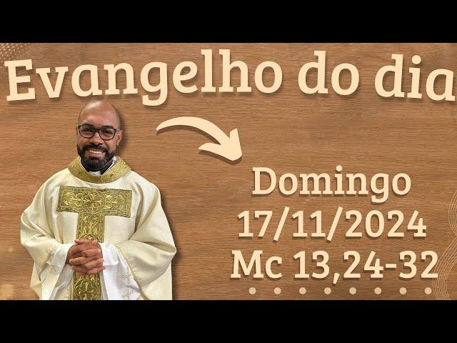 EVANGELHO DO DIA –17/11/2024 - HOMILIA DIÁRIA – LITURGIA DE HOJE - EVANGELHO DE HOJE -PADRE GUSTAVO