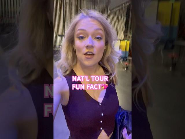 Fun fact time w/Lucy #musicaltheatre #nationaltour #meangirlsmusical #broadway #backstage #theatre