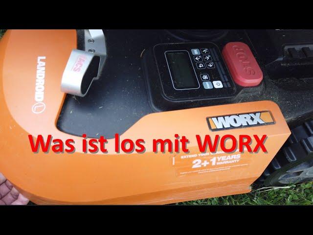 WORX Probleme mit 3 Worx Rasenroboter