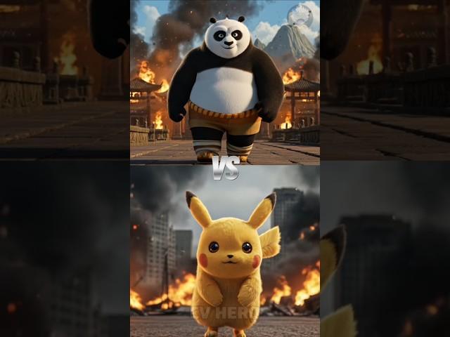 KungFu Panda Po vs Pikachu, Sonic, Charmander, Squirtle, Umbreon, Charizard, Blastoise