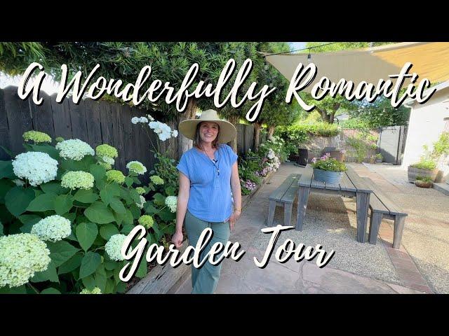 Hydrangeas in a Hot Climate! Small Space Garden with A BIG Impact! Zone 9 California Garden Tour